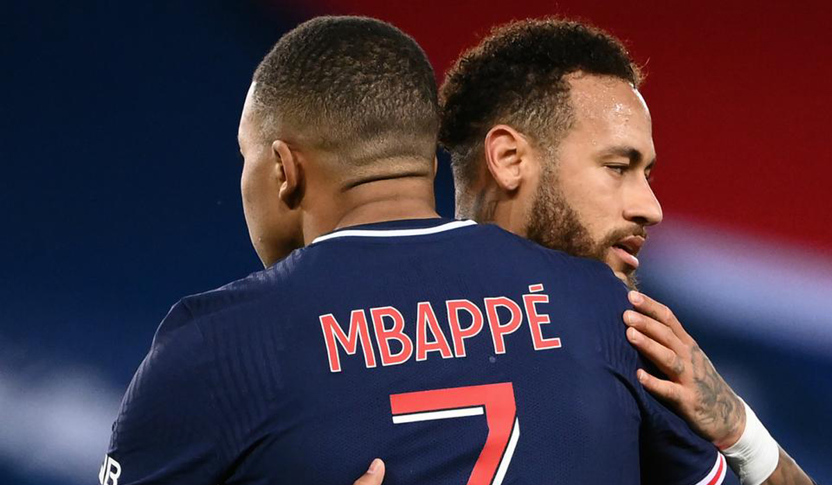 Neymar and Mbappé